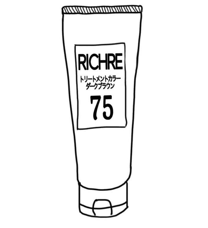 リシェル　トリートメントカラー　ダークブラウン